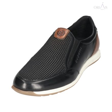 bugattı 311-a9q62-4000-1000 fekete férfı félcıpő 47