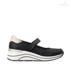 Remonte D0T21 fekete balerina 42