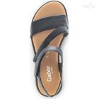 Gabor 82 733 fekete "G" széles női szandál 42 1/2