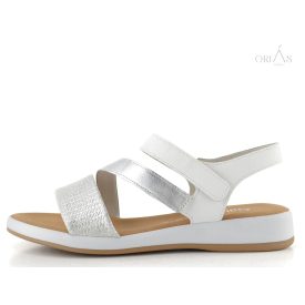 Gabor 82 733 fehér-ezüst szandál 42 1/2