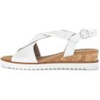 Gabor 82 751 "G" széles fehér szandál 42 1/2