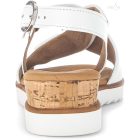 Gabor 82 751 "G" széles fehér szandál 42 1/2