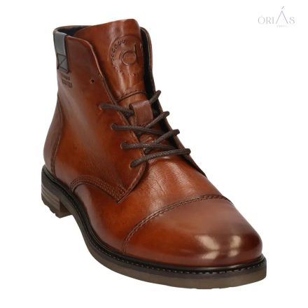 Bugatti 9573G férfi barna magasszárú cipő 47