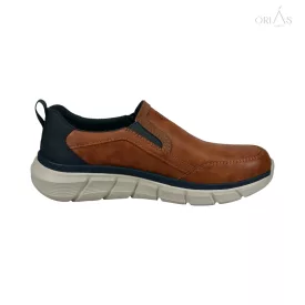 Bugatti ATK60 férfi barna slip-on félcipő 48