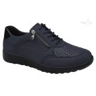 Waldlaufer Orthotritt Bronx Kaleido női sötétkék félcipő "K" széles 44