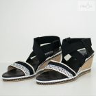 fitters lika fekete női szandál 44