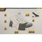 dockers magic high s3 fekete biztonsági cipő (en ıso 20345:2011, src/esd) 47