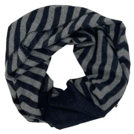 szürke-fekete mıntás sál