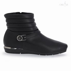 piccadilly 147199 fekete női bokacsizma 42