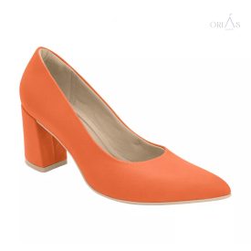   pıccadılly 745135-34 narancssárga nőı magassarkú cıpő 42