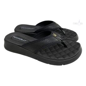 Piccadilly 571009 női fekete flip-flop papucs 42